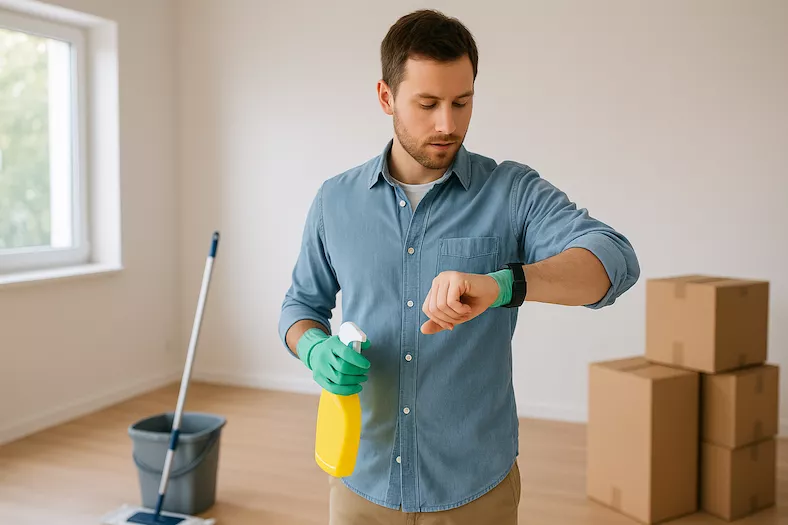 ⏰ Hur lång tid tar egentligen en flyttstädning? Praktiska exempel